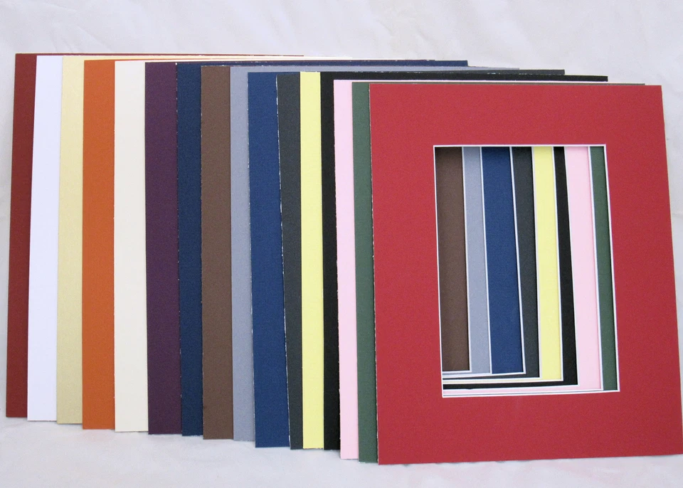 CRESCENT 5x7 Picture Frame Framing Mat Matte for 4x6 Photo Watercolor Painting Art Crafts