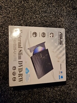 ASUS SDRW-08D2S-U LITE Tragbarer 8X DVD-Brenner - Schwarz