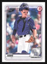 2020 Bowman Draft DREW ROMO 1st Year Baseball card COLORADO ROCKIES #106