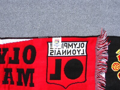 Écharpe Vintage Officiel OL olympique Lyonnais Barca Coupe