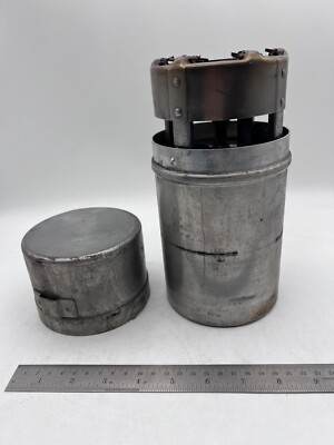 Vintage Coleman A46 GI Pocket Stove 530 A46 Storage Case Funnel Field Pocket