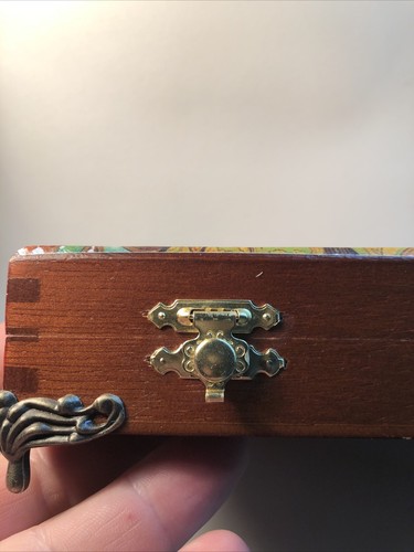 Vintage Cigar,jewelry, Box Signed By Artist, Music Box - Picture 7 of 8