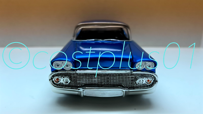 JADA DUB CITY OLDSKOOL 1958 CHEVY IMPALA 1:24 BLUE | eBay