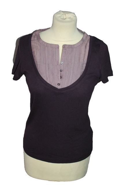 HAUT TOP 2 EN 1 FEMME °°°  CAROLL  °°° TAILLE 38 . PARFAIT ETAT