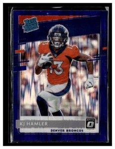 2020 Donruss Optic #170 KJ Hamler Purple Shock
