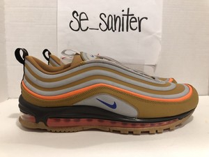 nike 97 preto e laranja