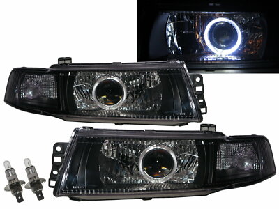 Lancer EVO EVOLUTION 5 MK5 98-99 Guide LED Halo Headlight BK for Mitsubishi RHD