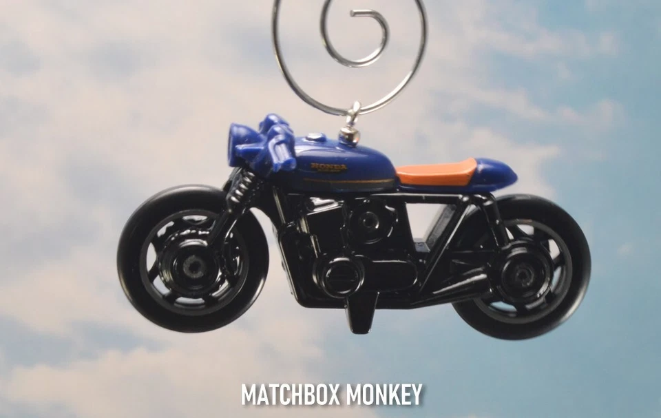 Honda CB750 Cafe Racer Motorcycle Dirt Bike 50cc Custom Christmas Ornament 1:33 - Image 2 of 4