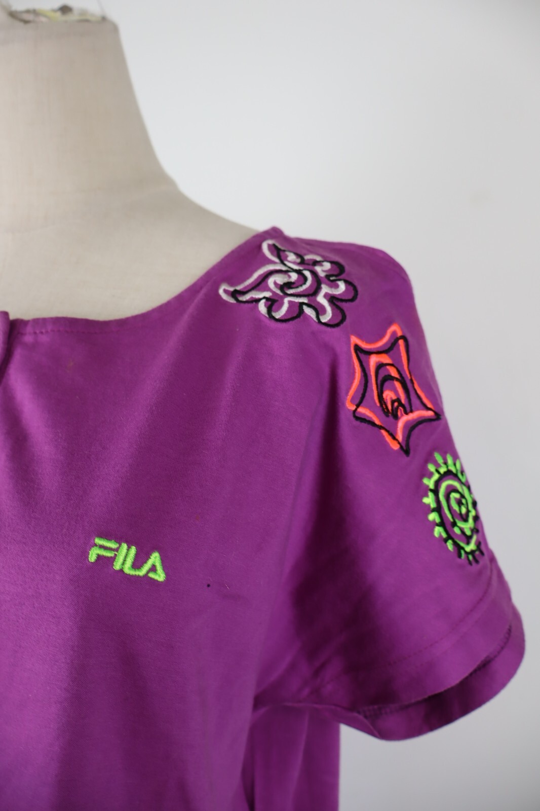 FILA MAGLIA DONNA TG. 48 WOMAN CASUAL VINTAGE T SHIRT COTONE