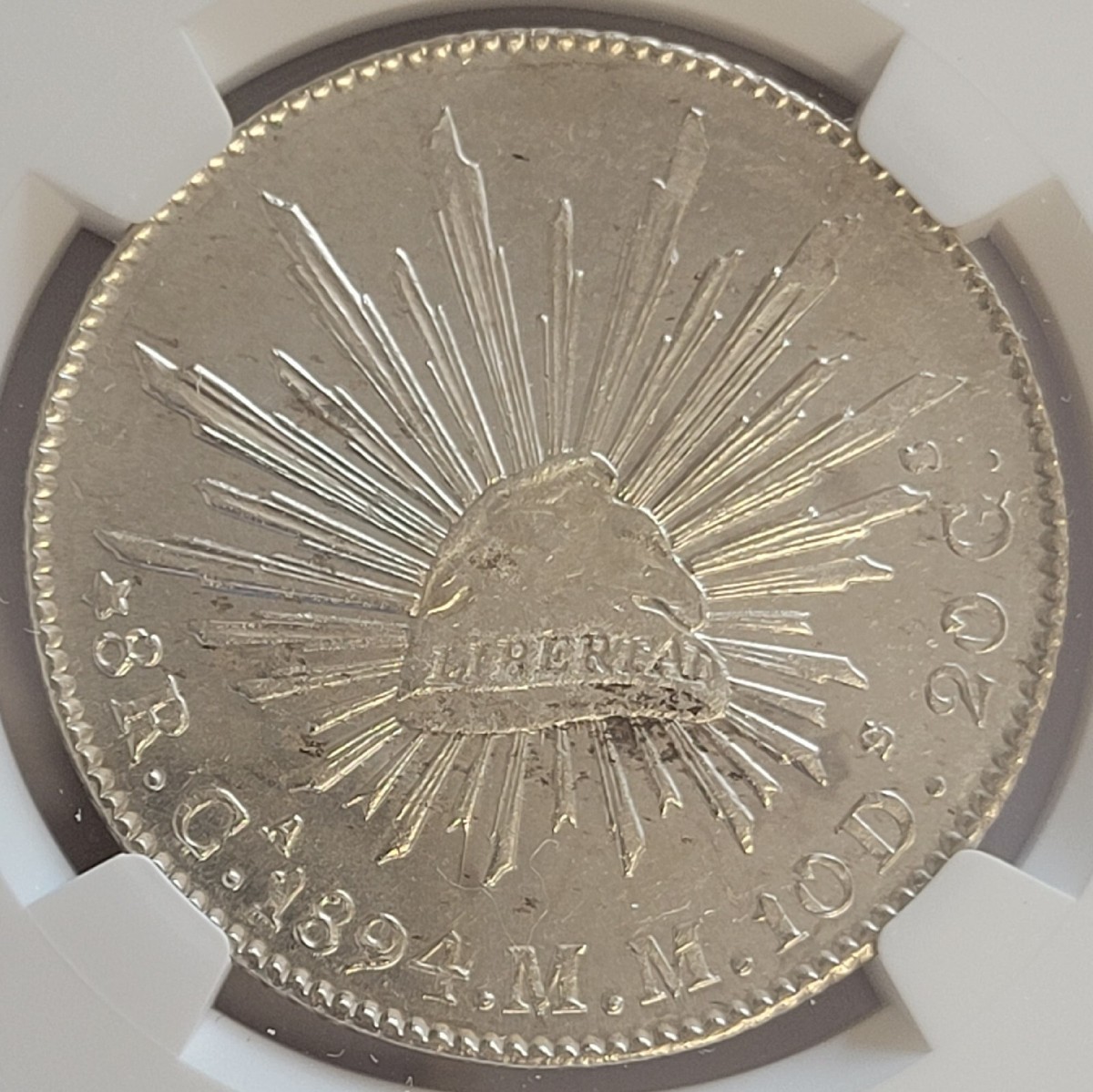 1894 Ca MM Mexico Silver 8 Reales - NGC MS61 | eBay