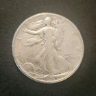 Liberty Walking 1937 Half Dollar Silver Coin Circulated Business Strike US 50C