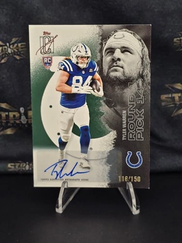2025 Topps Signature Tyler Warren Rookie Class Autographs (RAW)
