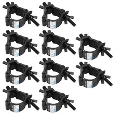 10 Pack Black Truss Clamps for Stage Lighting Max Load 220lb, Fits 2" Truss