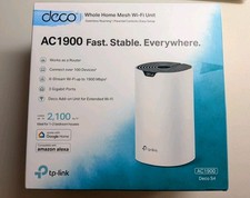 TP-Link Deco S4 Whole Home Mesh WiFi System AC1900 Single Pack