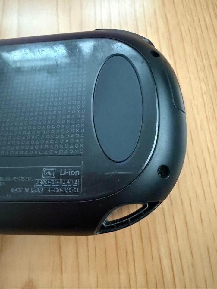 Ps Vita Pch 1100 Crystal Black Console Only Sony Playstation Working 