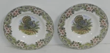 2 Churchill Thanksgiving Turkey Soup Bowls Myott Factory Archive