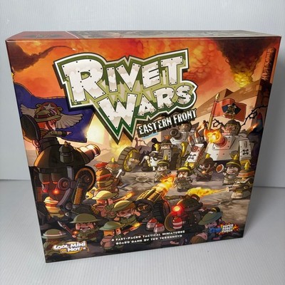 Rivet Wars Eastern Front CMON Board Game 2 Players Ages 14+ Minis Complete