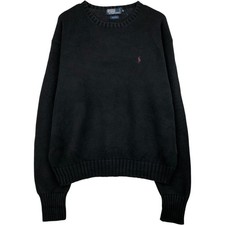 Used Ralph Lauren POLO by Ralph Lauren cotton knit sweater men's size XL ap...