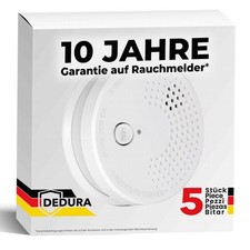5x Rauchmelder Set DIN EN 14604, 10 Jahre Gar...