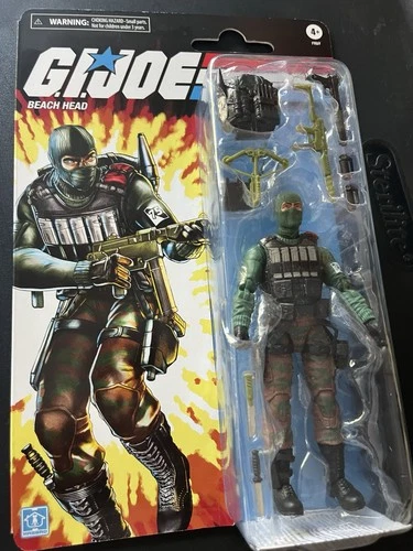 G.I. Joe Classified Series Retro card Beach Head 6" Figure NEW