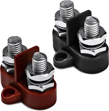 Battery Power Distribution Terminal Block Set Auto Marine Car Trailer RV Boat