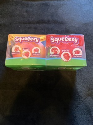   Sunny Days Squeezy Toys - Strawberry and Peach Brand New In Box FREE SHIPPING
