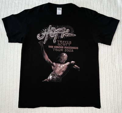 Travis Scott Utopia 2023 Tour T-Shirt LG 21  X 27  Circus Maximus