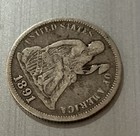 1891 US Seated Liberty Dime 90% Good Condition Variety 4 Resumed 1875-1891  — photo 3