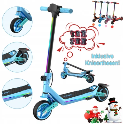 YIQIFA U8 Elektroroller für Kinder 130W 6,5 Zoll Klappbar E-Scooter LED 16km/h