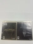 Elder Scrolls Bundle: 4-Oblivion IV & 5-Skyrim V Sony PlayStation 3 PS3 Tested