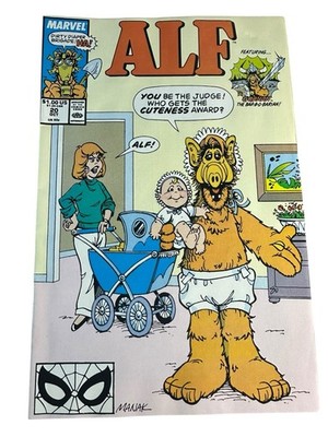 ALF #20 Marvel Star Comics 1989 Vintage Comic  Dirty Diaper Brigade 