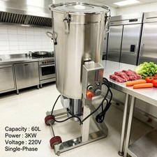 60L Commercial Food Processor 220V Multi-functional Meat Fruit Vegetable Chopper
