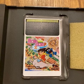 Son son II 2 W/Case Manual PC Engine Hu Card Retro Used Game Good NTSC-J Japan