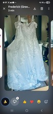 Dream Wedding Off Shoulder 3D Lace Ball Gown Wedding Dress White Plus 22 DR0124  