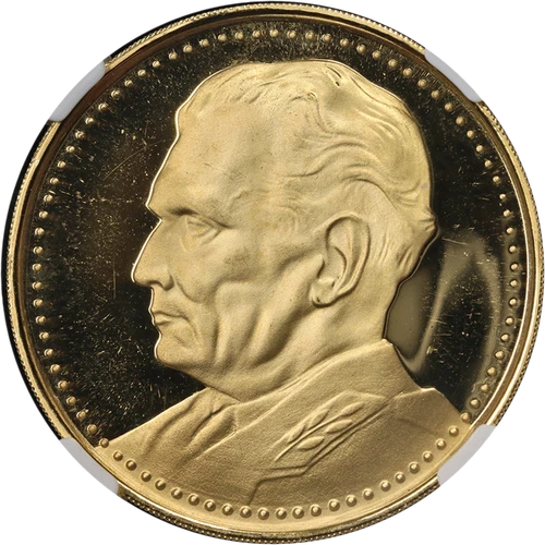1977 Yugoslavia Gold Medal 25 Gram Josip Broz Tito NGC PF65 Ultra Cameo