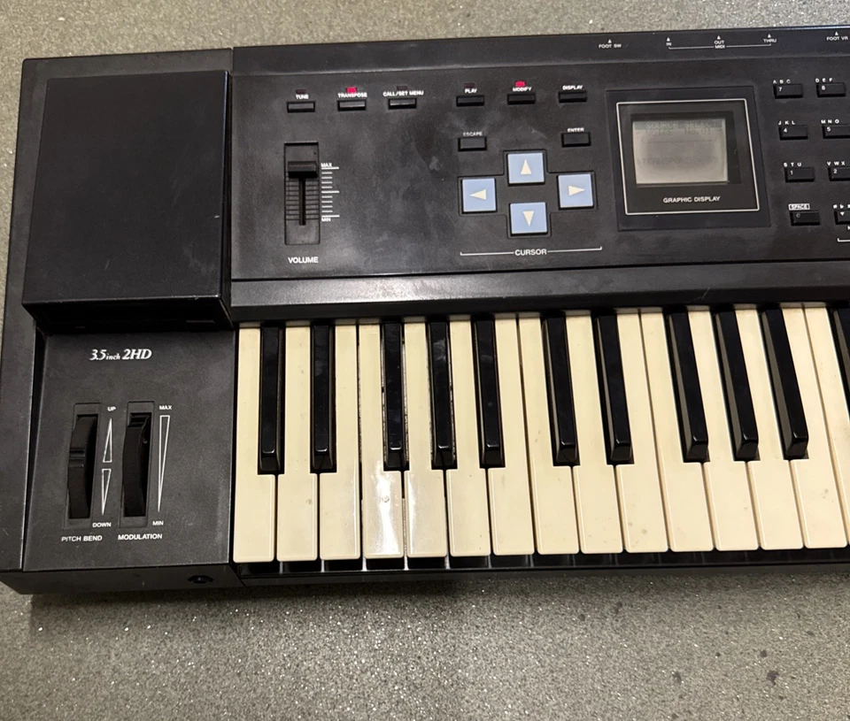 Casio FZ-1 Digital Sampling Synthesizer ( Untested part use only) - Image 2 of 4