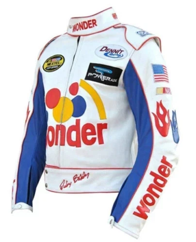 Talladega Nights Ricky Bobby Wonder Leather Jacket Men's Medium NEW!!!