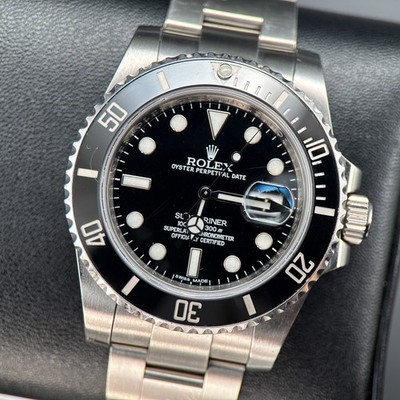 Rolex Submariner Date 116610 Black Dial Steel Oyster 40mm Automatic Watch - 2011