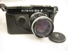 NEAR MINT* Olympus PEN FT 35mm Half Frame Black Camera w/ 40mm F/1.4 Lens