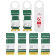  Production Status Tags Scaffold Inspection Labels Ladder Inserts