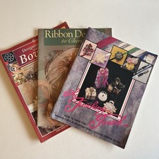 Vintage Ribbon Bow Designs Crafters Books - Set of 3