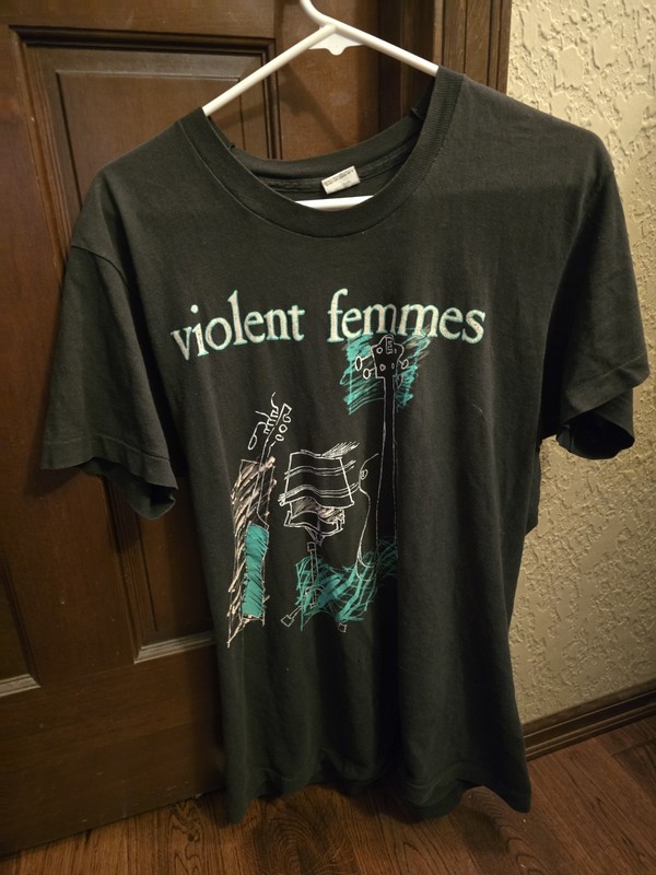 Vintage Original RARE Violent Femmes 1989 World Tour Shirt XL