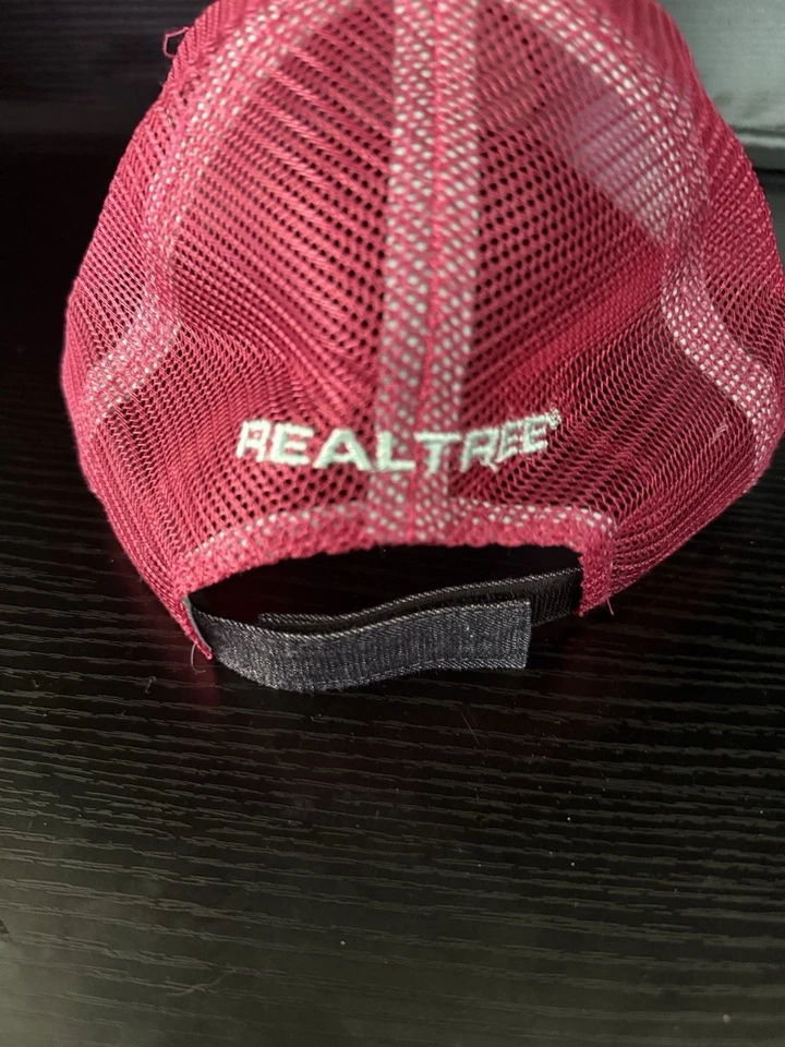 Sombrero/malla ajustable de malla azul/rojo Real Tree Outfitters para mujer, ligero Foto 3 de 4