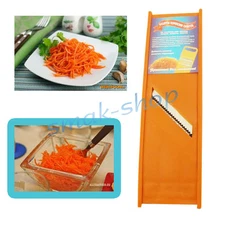 DURABLE PLASTIC GRATER KOREAN CARROT RUSSIAN MOLD SALAD + RECIPE IN ENGLISH