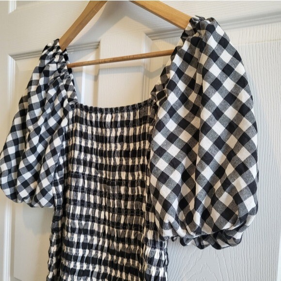 endless rose short sleeve gingham dress Women's Endless Rose Clothing