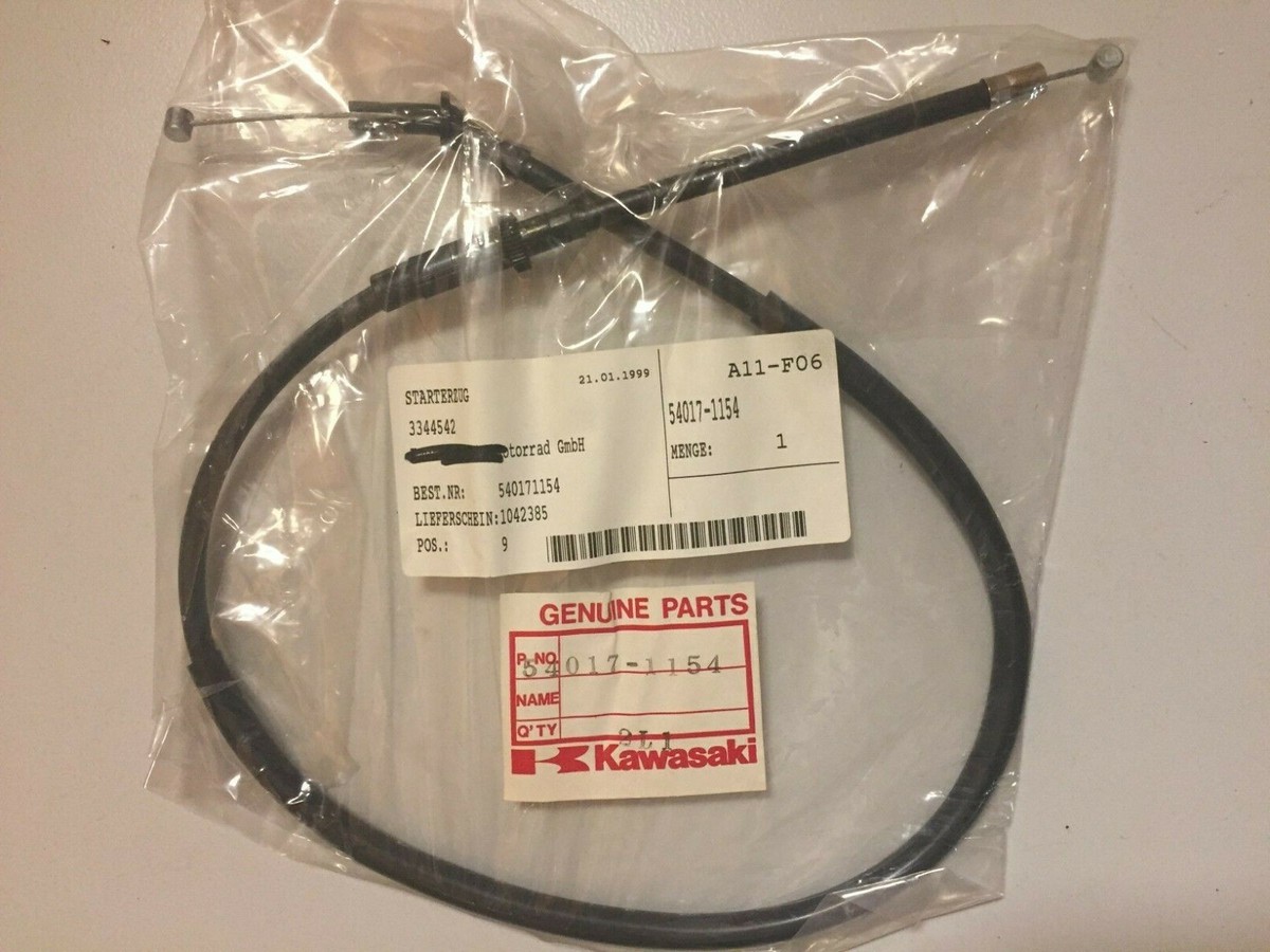Throttle Cable Kawasaki ZX-6R ZX 600 F ZZR 600 54017-1154 NOS