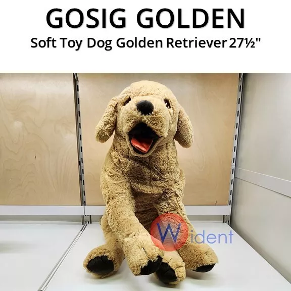 IKEA GOSIG GOLDEN Soft Toy Dog Golden Retriever 27