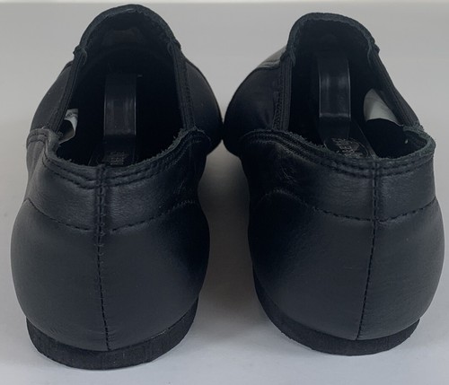 Balera Dancewear black Jazz Leather shoes w/arch hugging Neoprene 8AM - Picture 7 of 9
