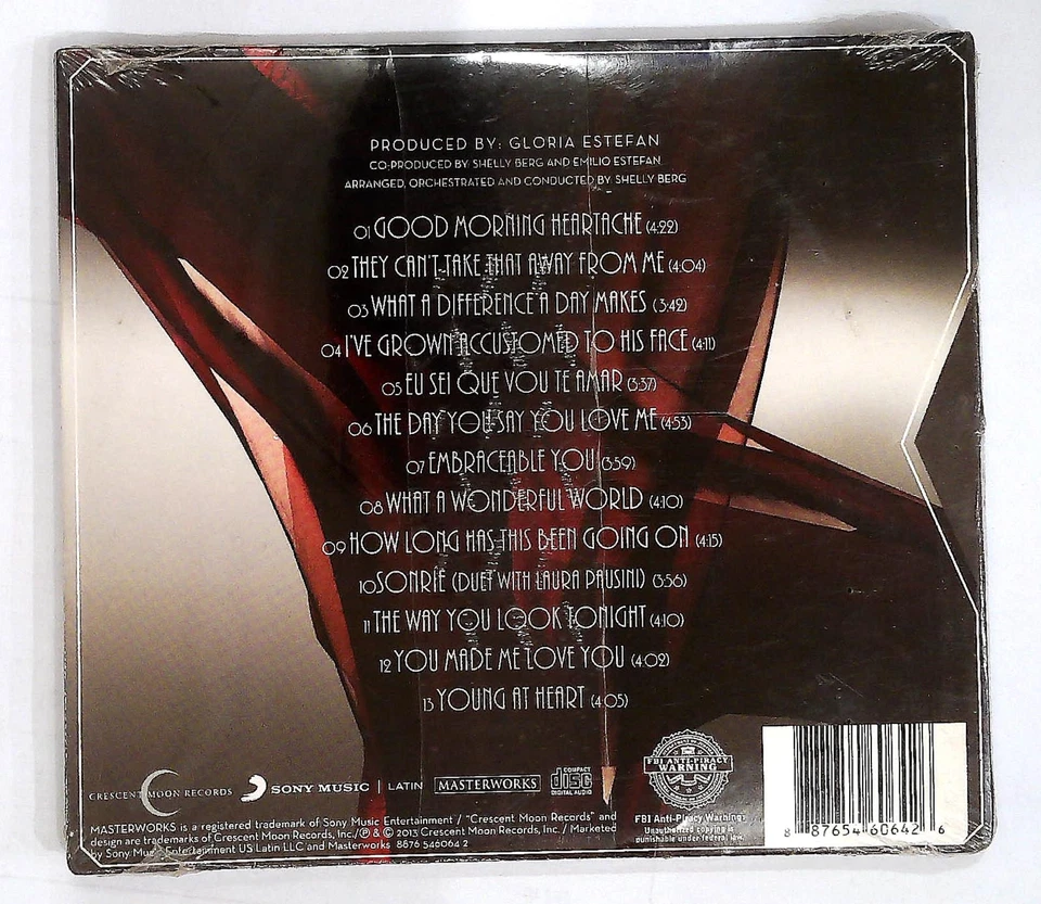 Gloria Estefan – The Standards 8876 546064 2 US CD, Album, Digipak SEALED - Image 2 of 2