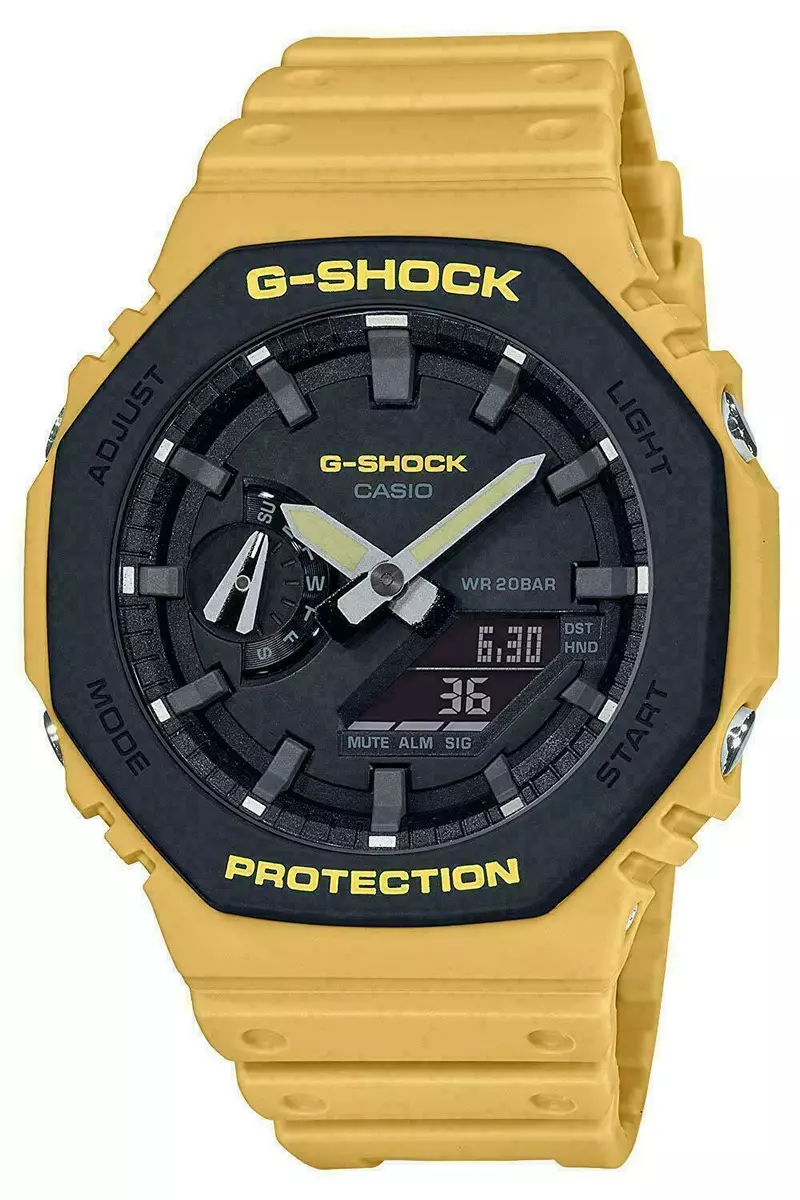 Casio G-Shock GA-2110SU-9A Carbon Core Guard Casioak YELLOW